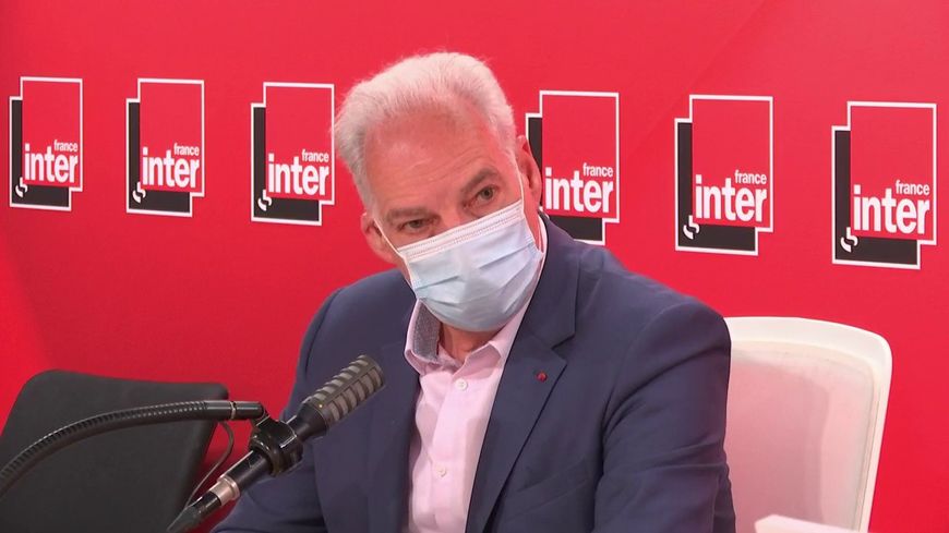 Alain Griset le 22 mai 2021 dans les studios de France Inter