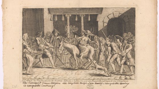 "Supplice d’une mère maquerelle au XVIIIème siècle" (AD_III_7_pièce_242_Moyon) - Archives Nationales