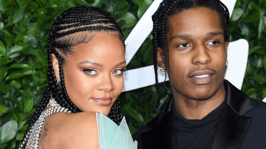 Le couple Rihanna et A$AP Rocky - The Fashion Awards (Daniele Venturelli)