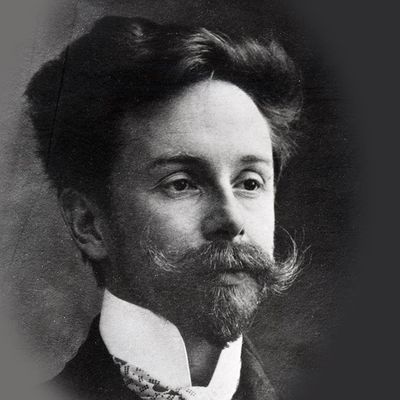 Alexandre Scriabine, compositeur (Moscou, 6 janvier 1872 - 27 avril 1915). Photo prise en 1911
