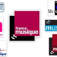 Différents logos de France Musique.