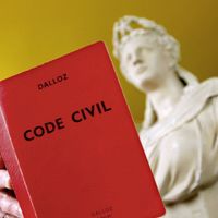 La version originale du Code civil est parue en 1804 à l'Imprimerie de la République.