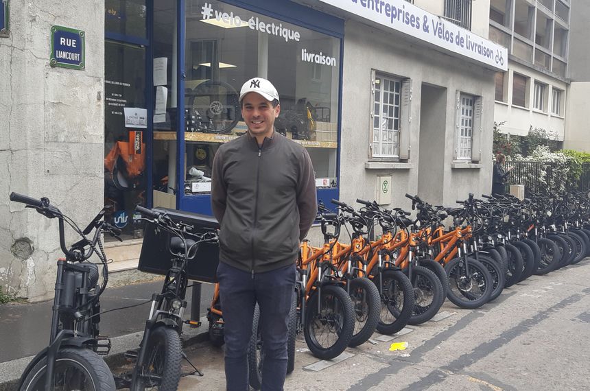 Othman Razine a co-fondé un service de location de flottes de vélos électriques destinées notamment aux entreprises de livraisons