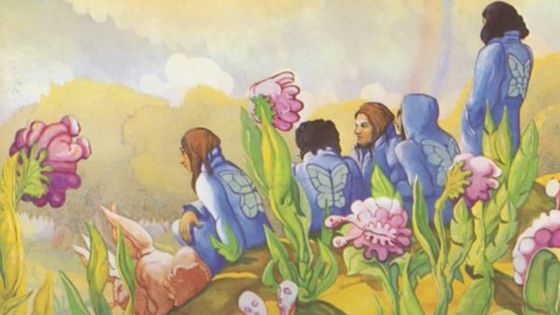 Pochette de l'album "Les cinq saisons" (1975) d'Harmonium - Polydor