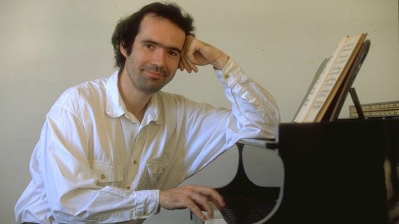 Le compositeur Marc-André Dalbavie à la Villa Médicis à Rome en 1996 ©Getty - Patrick Durand / Sygma