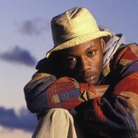 MC Solaar, 1991, France. Photo de Eric CATARINA/Gamma-Rapho