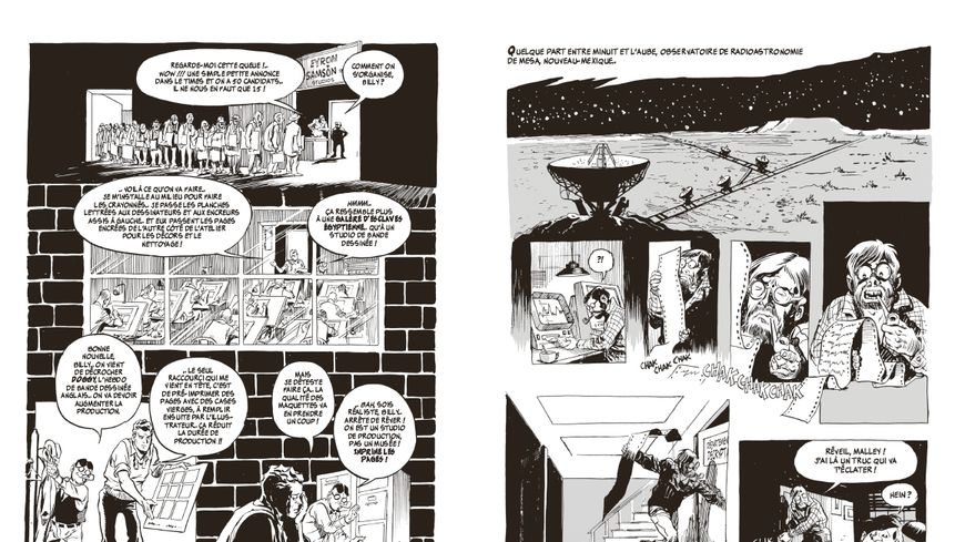 page 29 et page 321, extraites de l'intégrale "Itinéraire d'un rêveur", de Will Eisner