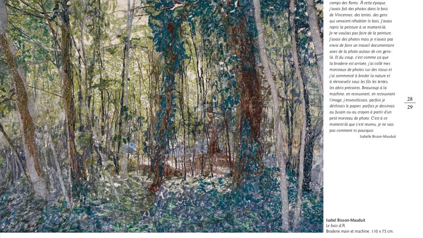 Extrait du catalogue de l'exposition "Souvent il arrive que...broder"