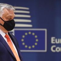 e Premier ministre hongrois Viktor Orban au conseil européen le 24 juin à Bruxelles.
