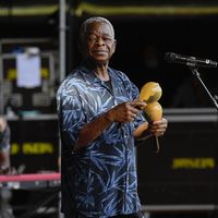 Sam Mangwana au festival Rio Loco 2021 / Photo Bernard Aïach