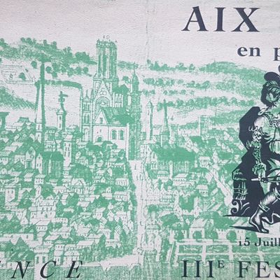 Programme du IIIe Festival d'Aix en Provence (1950)