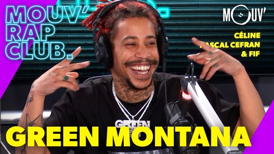 Green Montana dans Mouv' Rap Club ©Radio France