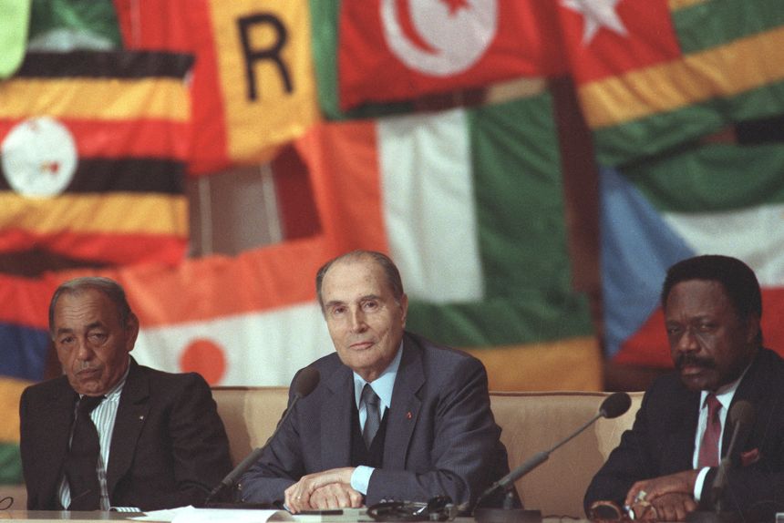 Seizième sommet franco-africain à la Baule, le 20 juin 1990