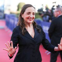 L'actrice Dominique Blanc à son arrivée pour la cérémonie d'ouverture du Festival du film américain de Deauville le 1er septembre 2017.