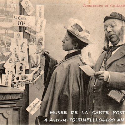 Carte postale de la collection du Musée de la carte postale à Antibes.