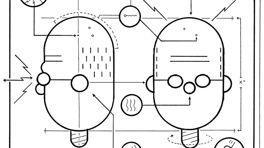 Auto-portrait de Chris Ware, réalisé en 2020