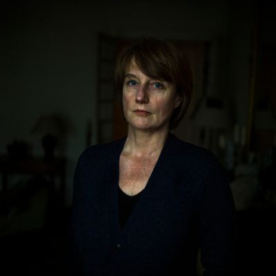 Caroline Champetier dans son appartement à Paris, le 31 janvier 2014