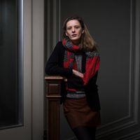 La réalisatrice, scénariste et critique de cinéma Mia Hansen-Løve le 13 décembre 2018 à Paris.