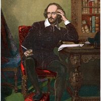 William Shakespeare, lithographie 1853