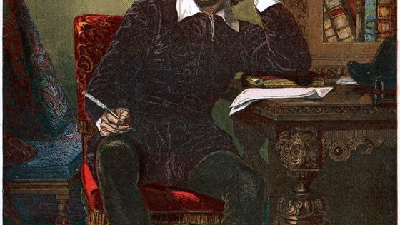 William Shakespeare, lithographie 1853 ©Getty - Duncan 1890