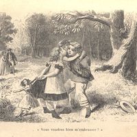 Illustration de François le bossu, personnage de la comtesse de Ségur par Emile Bayard, 1864