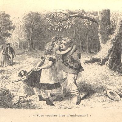 Illustration de François le bossu, personnage de la comtesse de Ségur par Emile Bayard, 1864