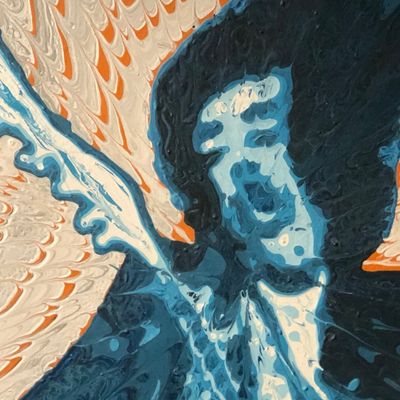 Jimi Hendrix, oeuvre de Frédéric Périmon