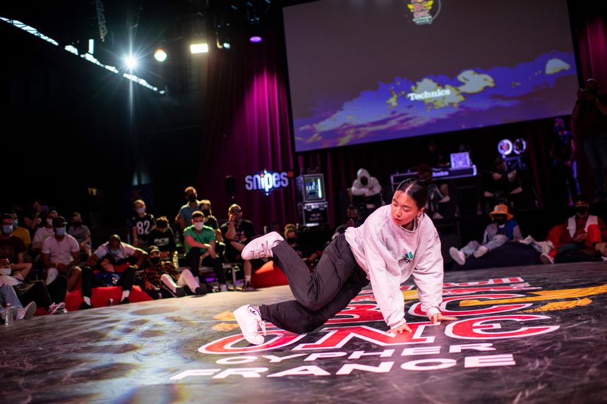 Bgirl Fanny championne Red Bull Bc One France