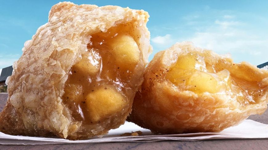 Voici l'Apple Pie Mini, disponible jusqu'au dimanche 13 juin 2021 - Capture ecran McDonald's