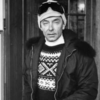 Le chef d'orchestre Herbert von Karajan à Saint-Moritz (Suisse) en 1967