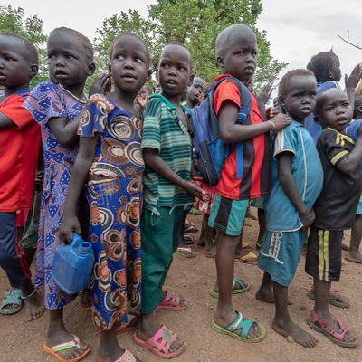 Camp de réfugiés en Éthiopie. Près d'un million d'enfants sont nés en exil entre 2018 et 2020.