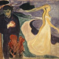 "Séparation", Edvard Munch, 1896, 96cm x 127cm, The Munch Museum, Oslo (Norvège).