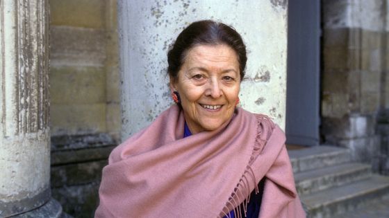 Portrait d'Edmonde Charles Roux en 1990 ©Getty - Frederic Reglain/Gamma-Rapho