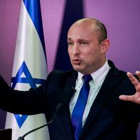 Naftali Bennett le 6 juin 2021 à la Knesset, à Jérusalem.