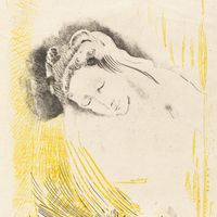 Odilon Redon (1840 - 1916), La Sulamite, 1897
