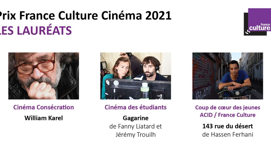 Les lauréats 2021 Prix France Culture Cinéma