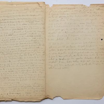 Les “soixante-quinze feuillets”, originaux de la première version de “La Recherche” de Marcel Proust, sont conservés à la Bibliothèque nationale de France.