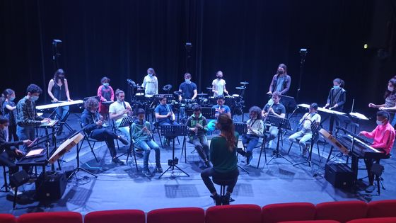 A Nice, les élèves du Conservatoire jouent dans l'Elektronizza Orkestra