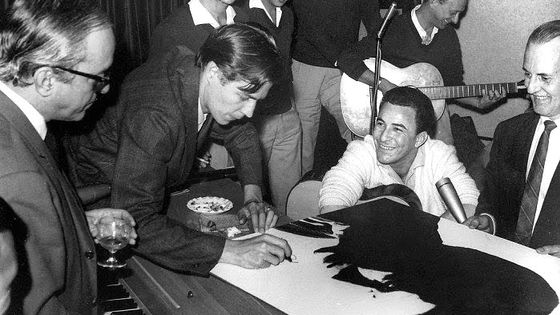 Vinicius de Moraes, Tom Jobim, João Gilberto, Aloysio de Oliveira - tomjobim.com