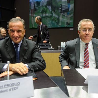 10 octobre 2012, Henri Proglio (EDF) et Luc Oursel (Areva) auditionnés à l'Assemblée Nationale