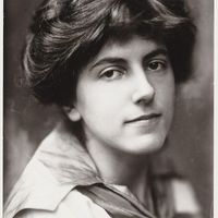 Portrait de la compositrice Henriette Bosmans (1917) par Jacob Merkelbach