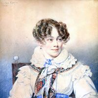 Portrait de la comtesse de Ségur par Orest Adamovich Kiprensky, 1823