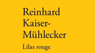 Couverture du livre "Lilas rouge" de Reinhard Kaiser- Mühlecker - Editions Verdier
