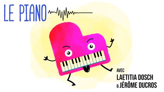 visuel Podcast Pia le piano, avec Laetitia Dosh & Jérôme Ducros ©Radio France - Fabienne Guevara