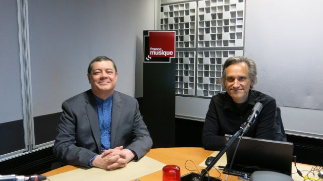 France Musique, studio 361... Philippe Blay & Philippe Venturini (g. à d.)