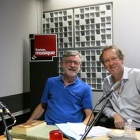 France Musique, studio 361... Olivier Bellamy & Benoît Duteurtre (g. à d.)