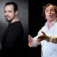 L’acteur, réalisateur, humoriste, producteur, scénariste, compositeur, musicien et auteur Alexandre Astier et François Rollin, acteur, humoriste et scénariste.