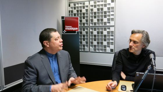 France Musique, studio 361... Philippe Blay & Philippe Venturini (g. à d.) ©Radio France - Annick Haumier / RF