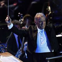 Zubin Mehta à la tête de l'Orchestre philharmonique d'Israël