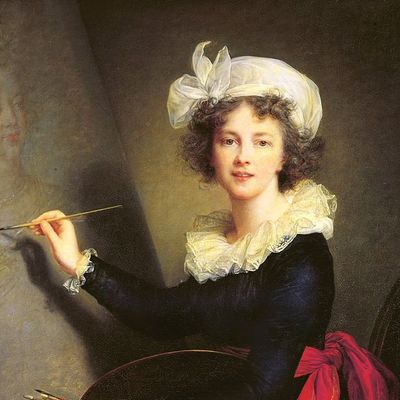Autoportrait d'Elisabeth Louise Vigée Le Brun (huile sur toile de 1790 sise en Italie à Florence)